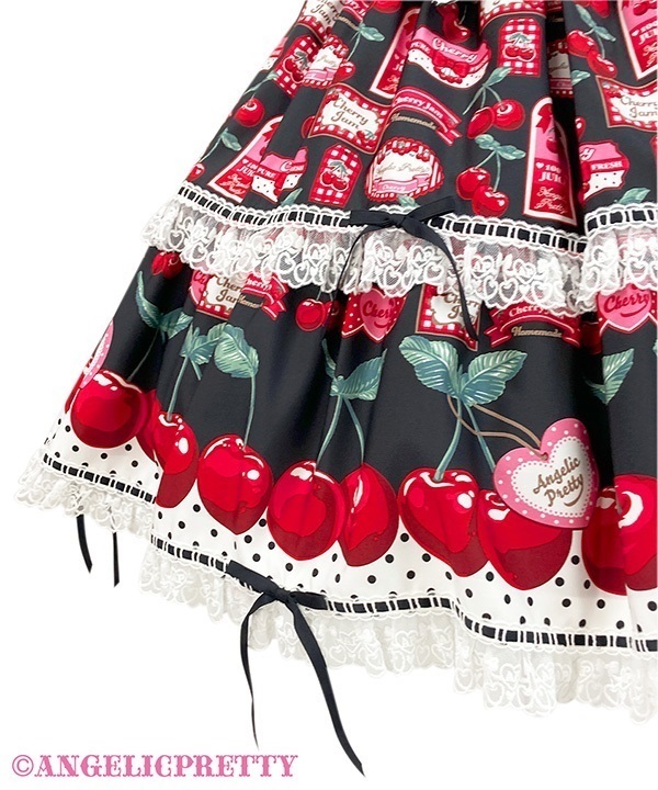 Cherry Jam Label Jumperskirt - Pink [252PJ05-020672-pk