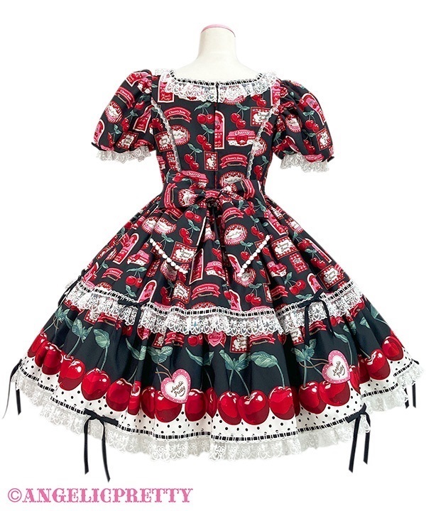 Cherry Jam Label One Piece - Pink [252PO05-030639-pk