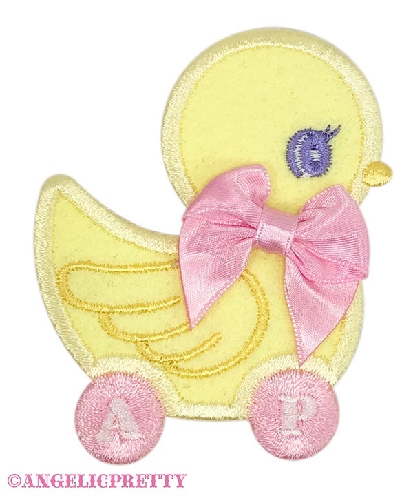 Chick Toy Patch Clip - Yellow