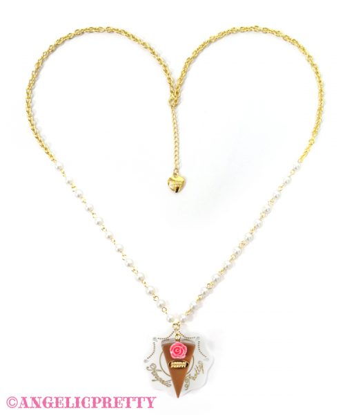 Chocolate Teatime Necklace - Brown