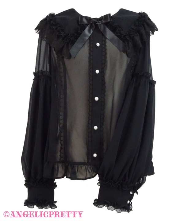 Cinema Lady Blouse - Black
