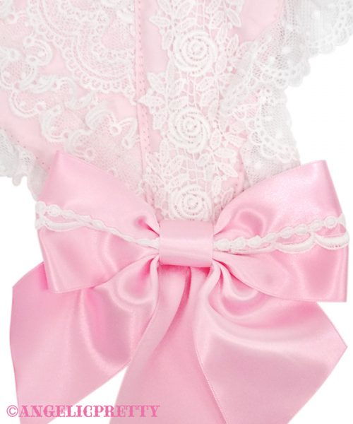 Classic Doll Half Bonnet - Pink - Click Image to Close