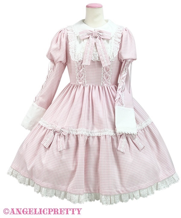 Classic Ribbon One Piece - Pink