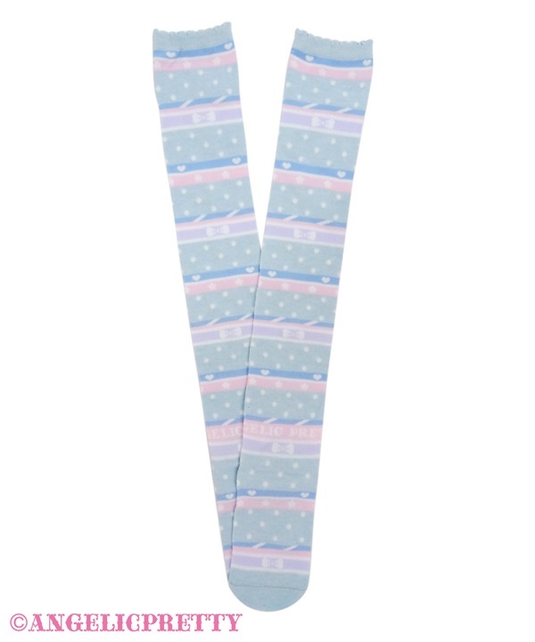 Colorful Border Over Knee - Sax