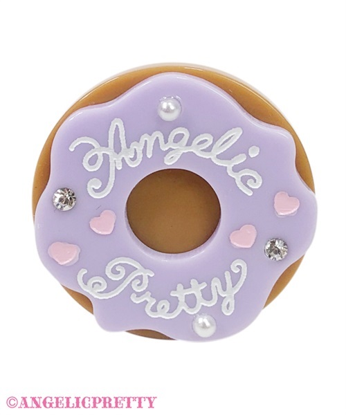Colorful Donut Ring - Lavender