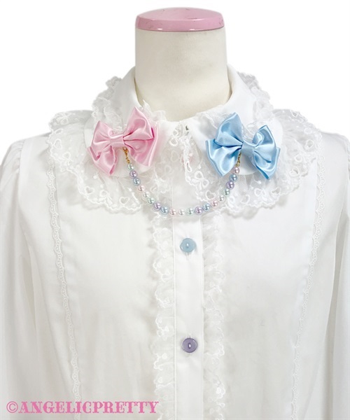 Colorful Necklace Blouse - Pink