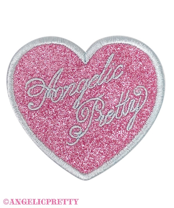 Decoration Heart Patch Clip - Pink