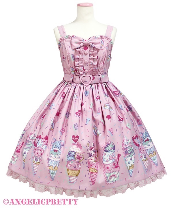 Decoration Ice Cream Jumperskirt - Pink