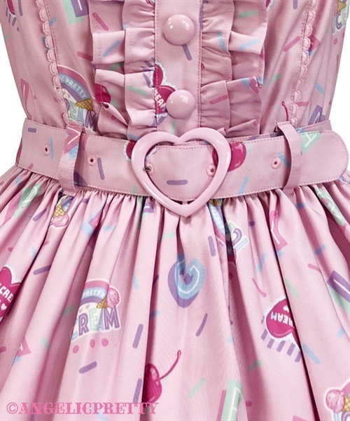 Decoration Ice Cream Jumperskirt - White