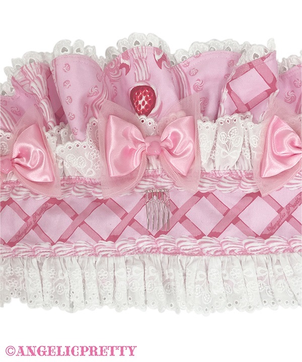 Decoration Strawberry Dress Set - White [252PST02-210501-wh