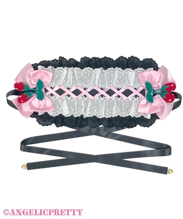 Decoration Strawberry Headdress - Black