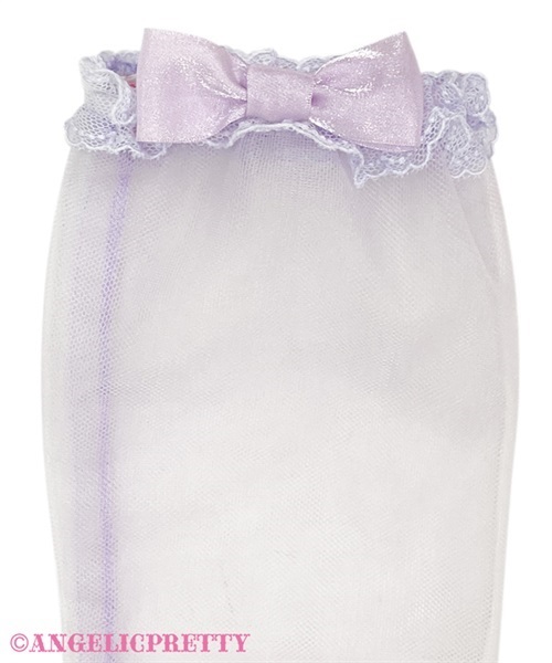 Decoration Tulle Arm Warmer - Pink - Click Image to Close