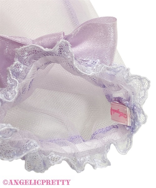 Decoration Tulle Arm Warmer - White