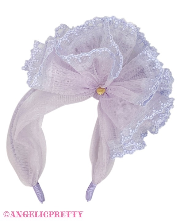 Decoration Tulle Headbow - Lavender