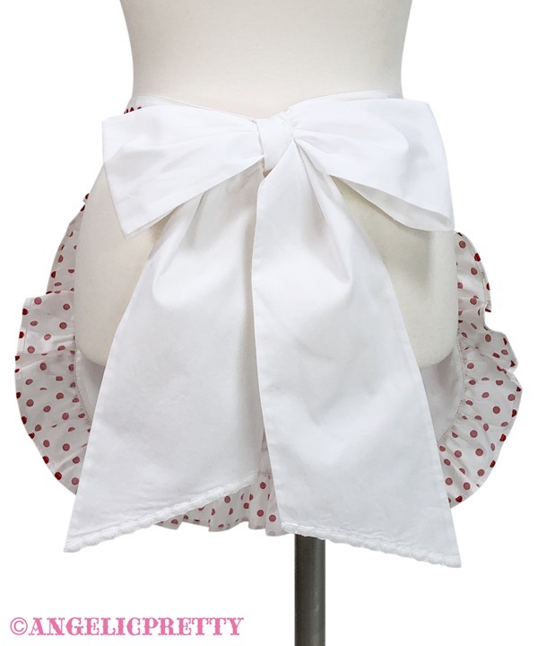 Delicious Cherry Apron - Black - Click Image to Close