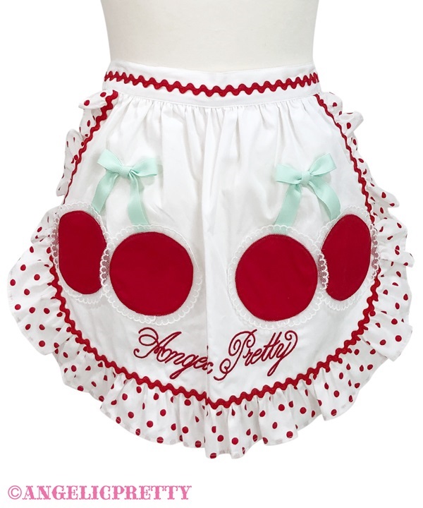 Delicious Cherry Apron - Red