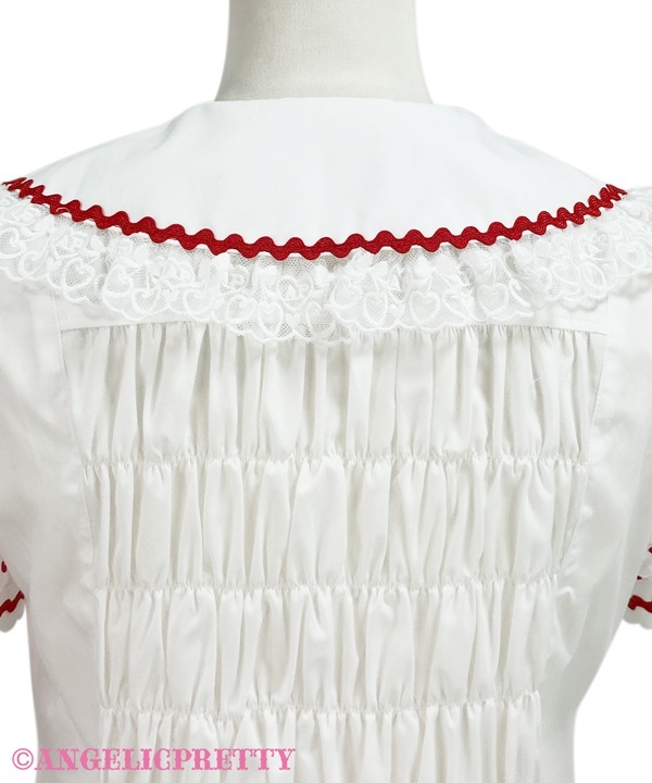 Delicious Cherry Blouse (Polka Dot) - Red