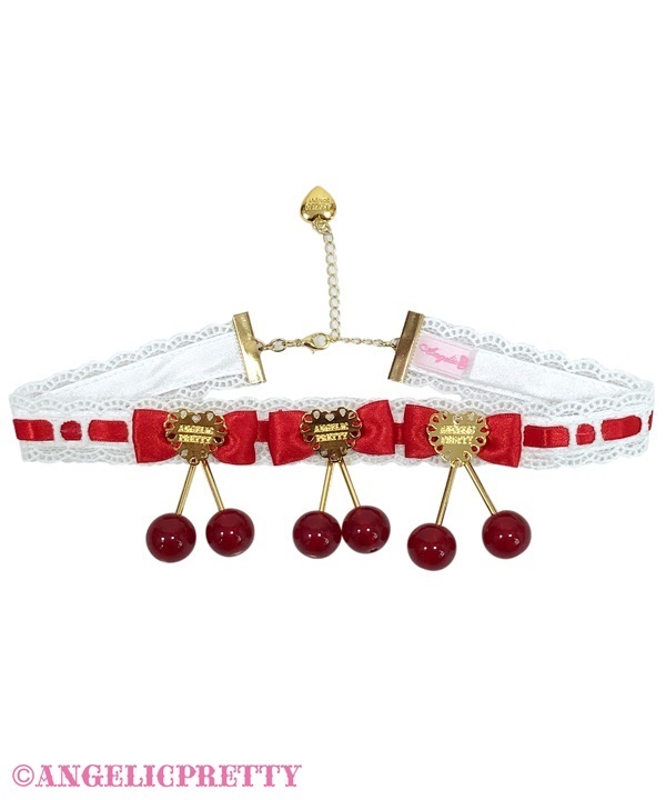 Delicious Cherry Choker - Red