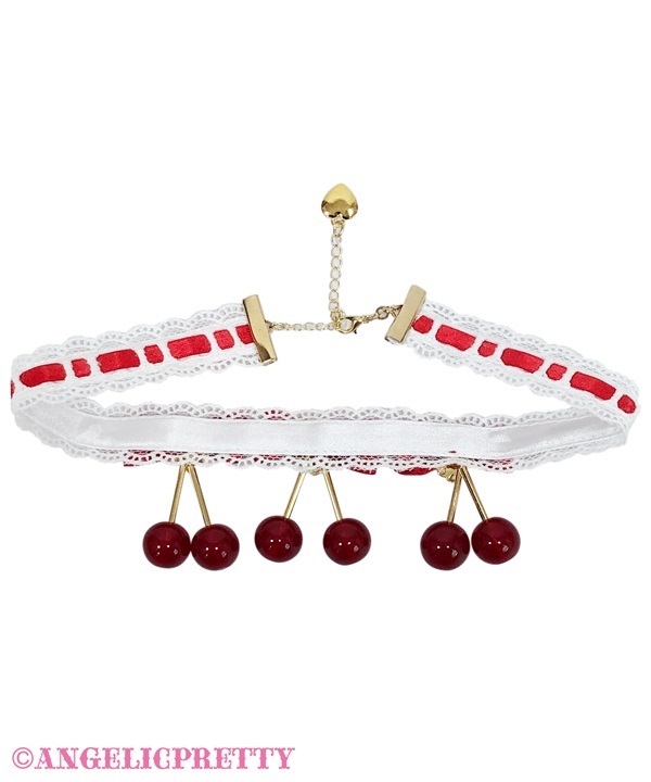 Delicious Cherry Choker - Red