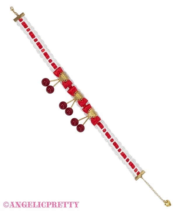 Delicious Cherry Choker - Red