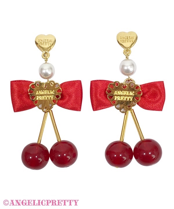 Delicious Cherry Earring - Red