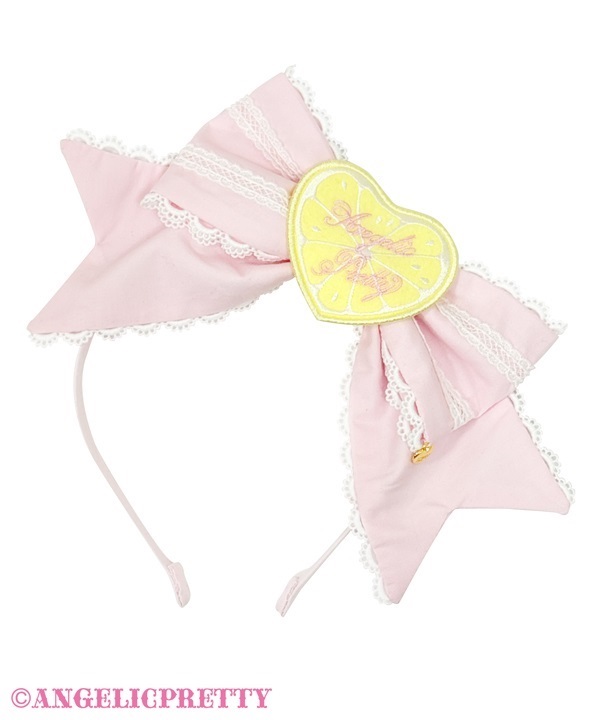 Delicious Lemonade Headbow - Pink
