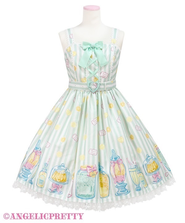 Delicious Lemonade Jumperskirt - Mint