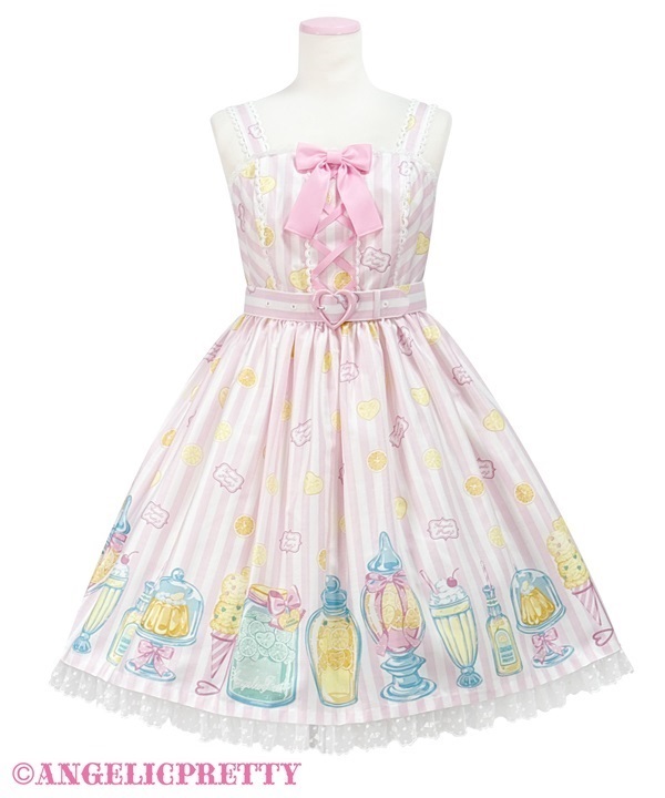 Delicious Lemonade Jumperskirt - Pink