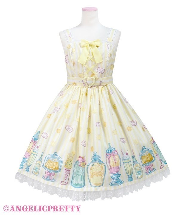 Delicious Lemonade Jumperskirt - Yellow