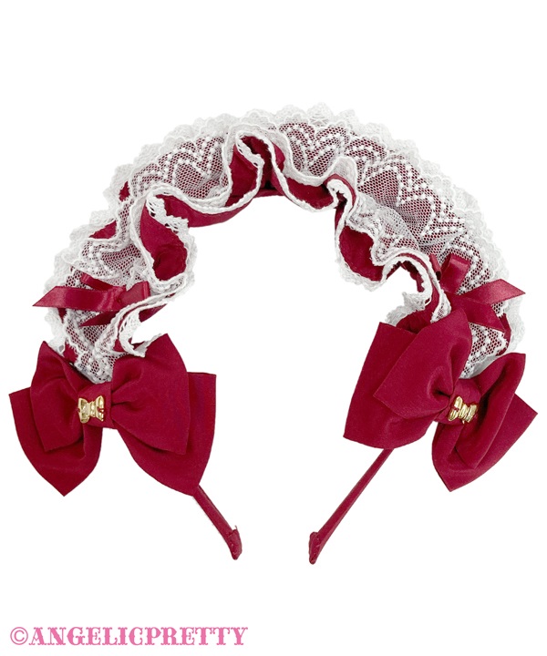 Dolce Frill Headbow - Wine
