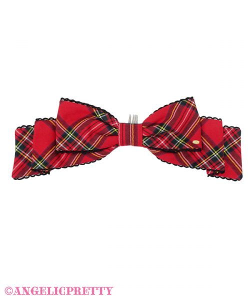 Doll Heroine Ribbon Comb - Red