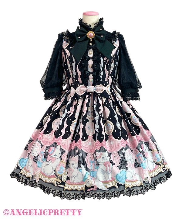 Dolly Cat One Piece - Black