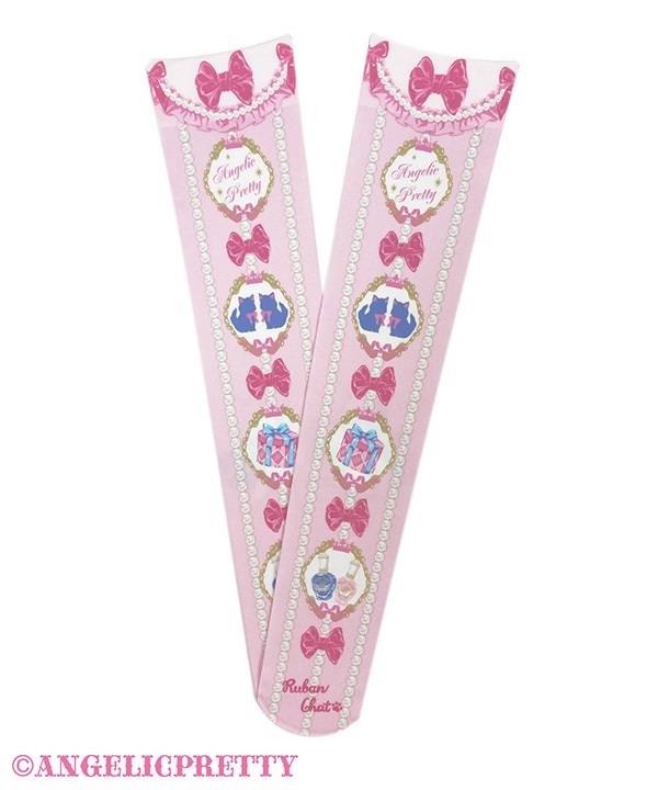 Dolly Cat Over Knee - Pink