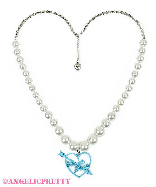 Dolly Heart Necklace - Sax