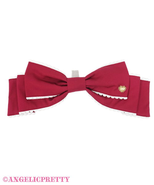 Dolly Heroine Ribbon Comb - Wine