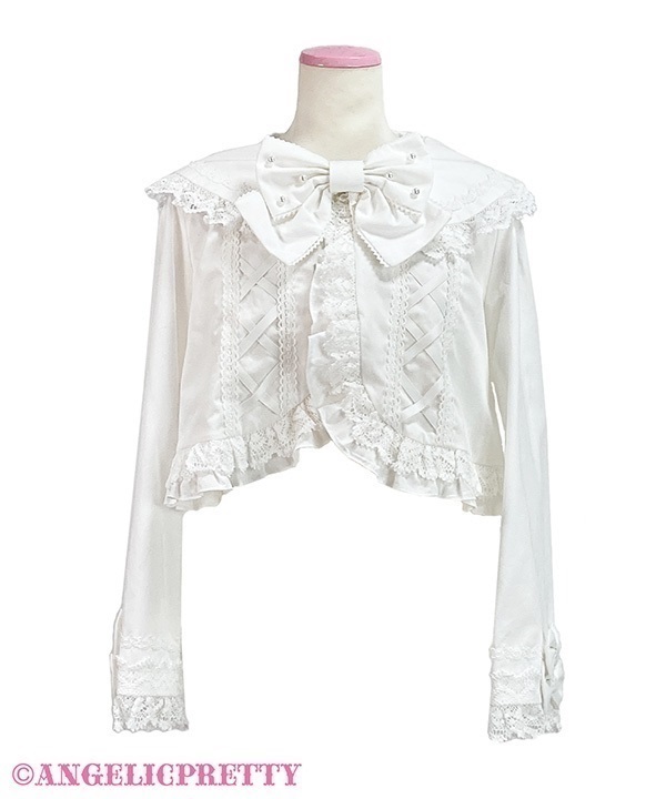 Dolly Lace Up Bolero - Pink [252C08-050131-pk] - $304.00 : Angelic