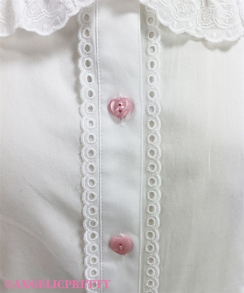 Donut Lace Blouse - Pink - Click Image to Close