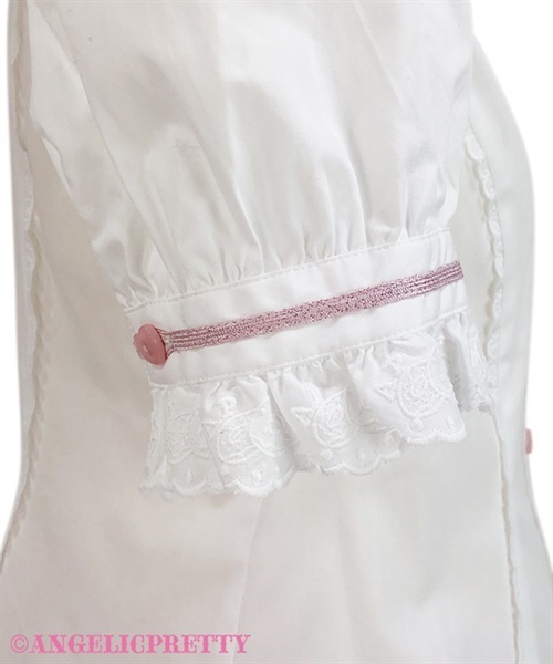 Donut Lace Blouse - White - Click Image to Close