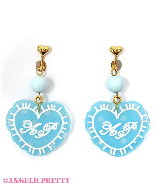 Dot Lovely Heart Cushion Clip On - Sax
