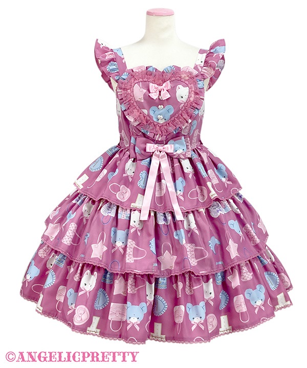 Dream Bag Collection Jumperskirt - Deep Pink