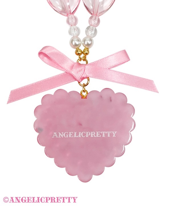 Dream Heart Necklace - Pink