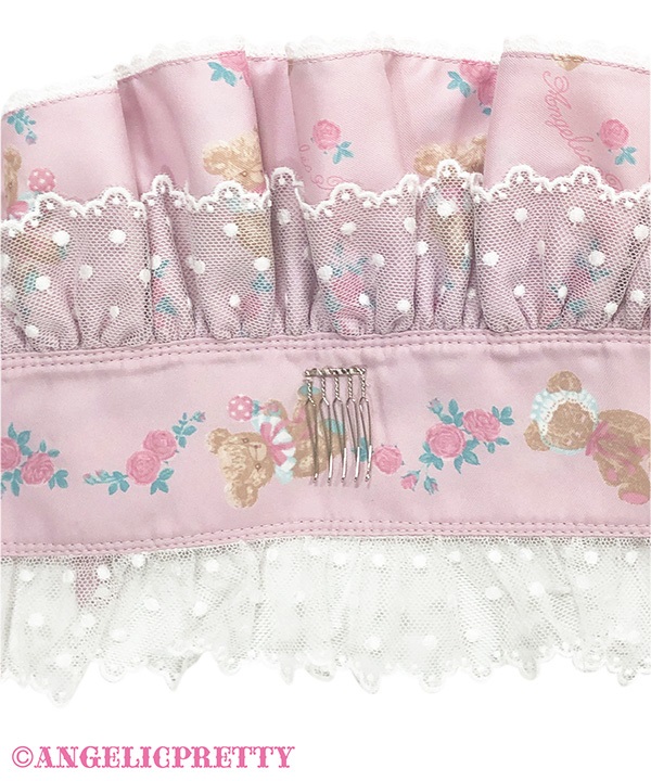 Dreaming Tiny Bear Headdress - Pink