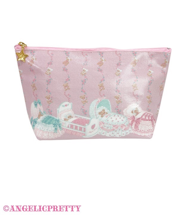 Dreaming Tiny Bear Pouch - Pink