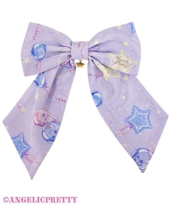 Dreamy Balloon Ribbon Clip - Lavender