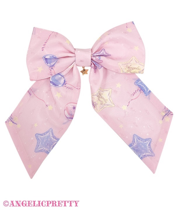 Dreamy Balloon Ribbon Clip - Pink