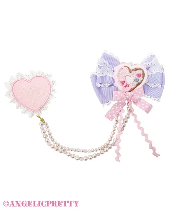 Dreamy Fancy Donut Brooch - Lavender