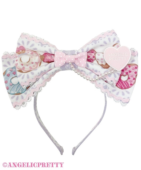 Dreamy Fancy Donut Headbow - Lavender