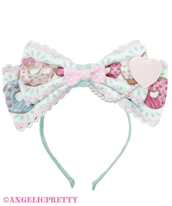 Dreamy Fancy Donut Headbow - Mint