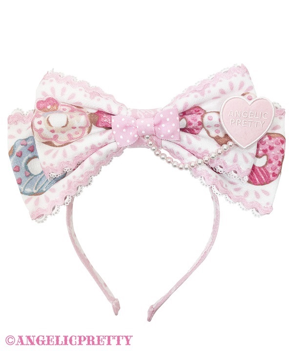 Dreamy Fancy Donut Headbow - Pink