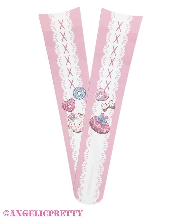 Dreamy Fancy Donut Over Knee - Pink